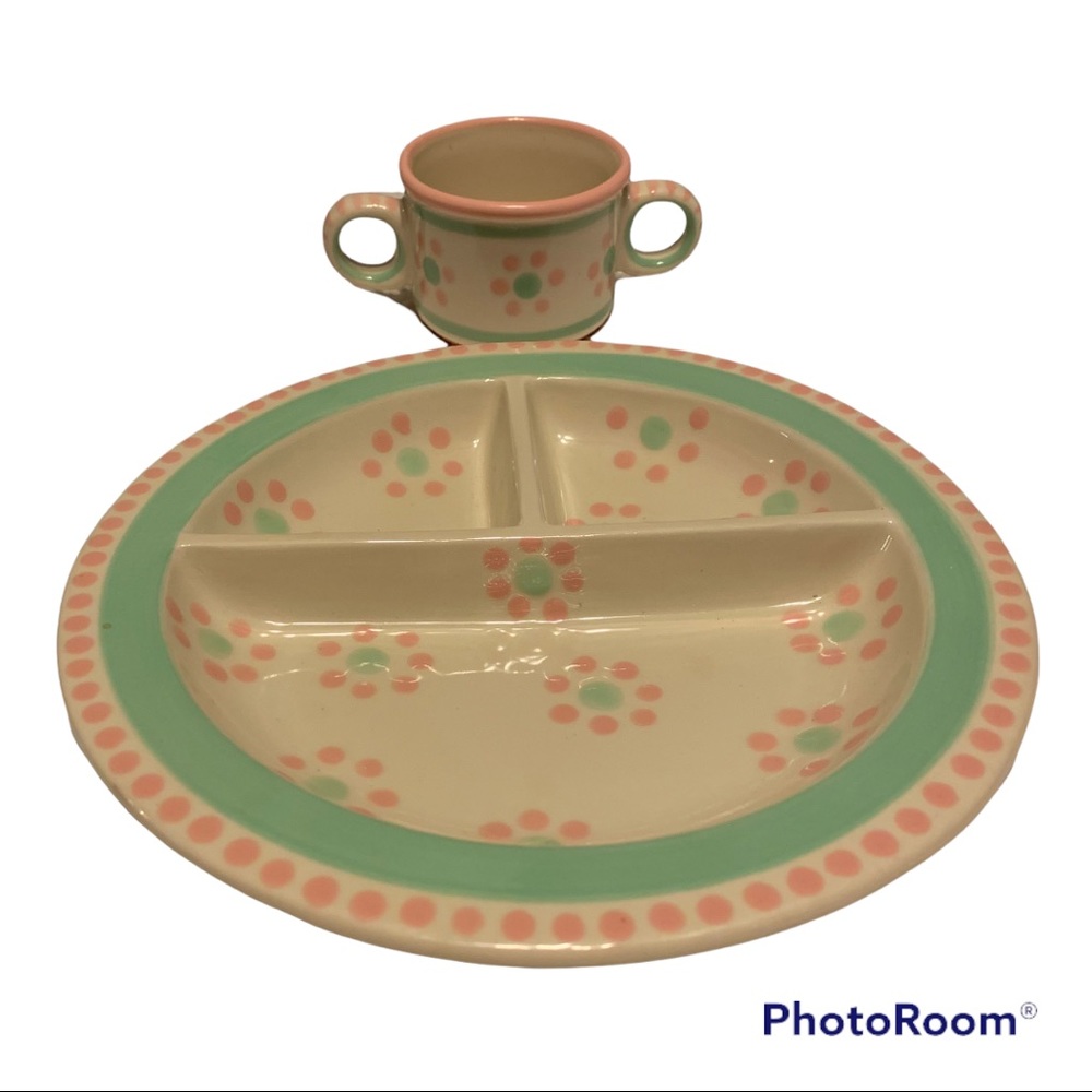 M.Bagwell Children’s Plate and Mug “Dot”